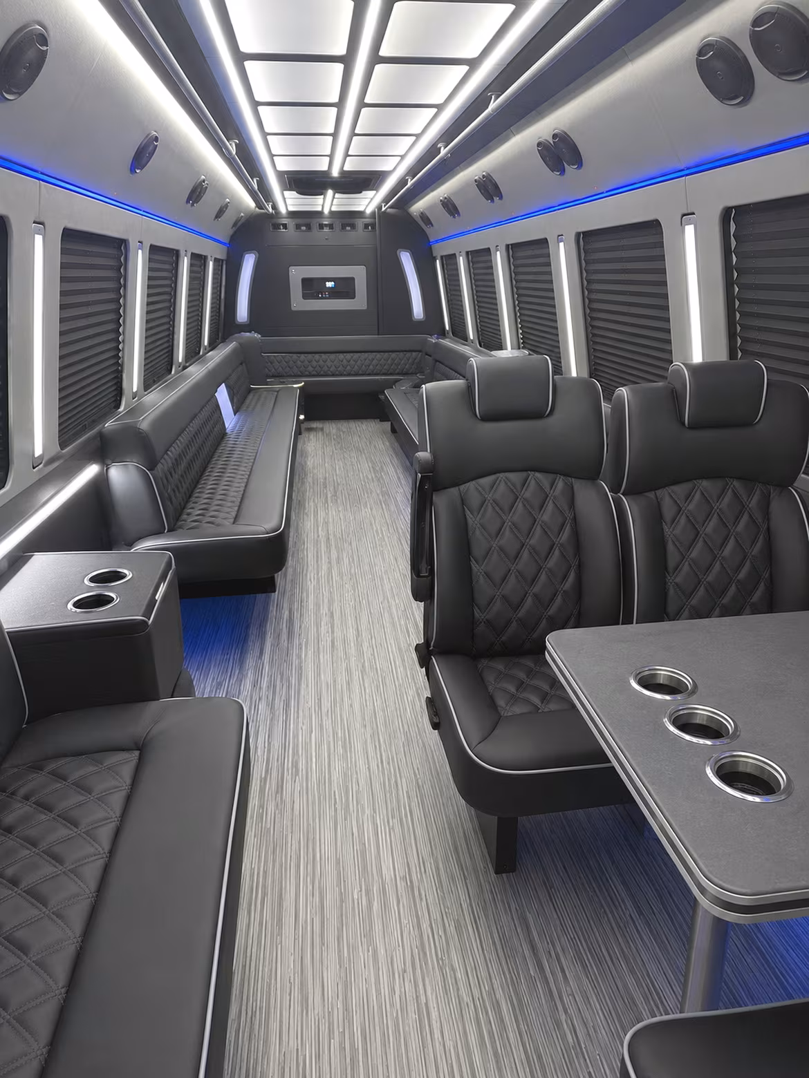25 Passenger Party Bus Inside