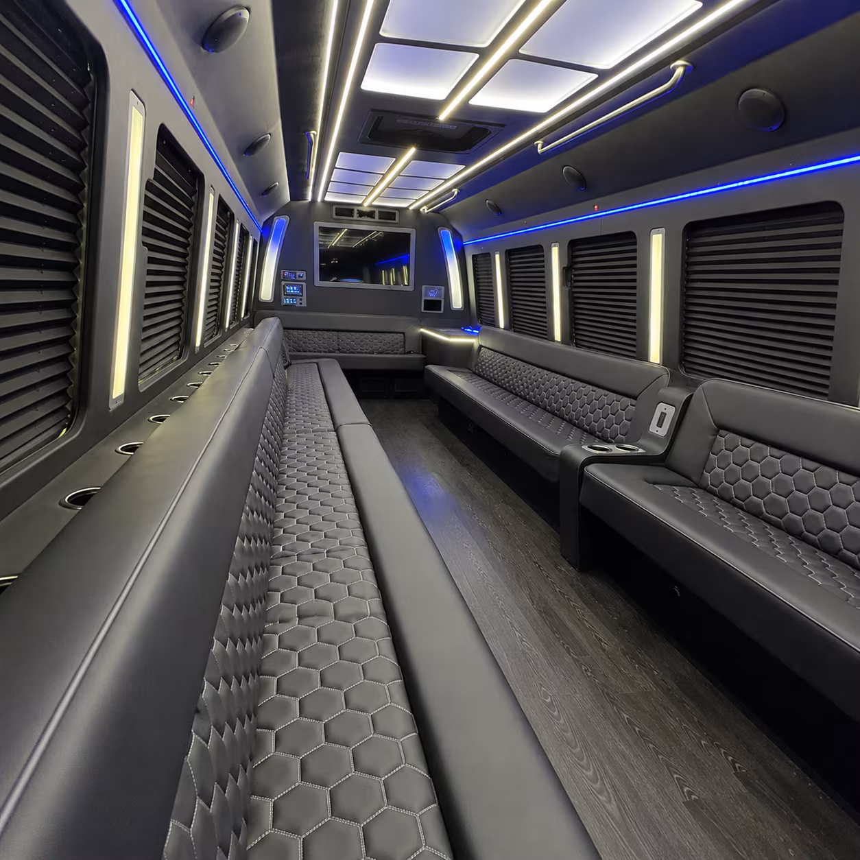 30 Passenger Party Bus Inside