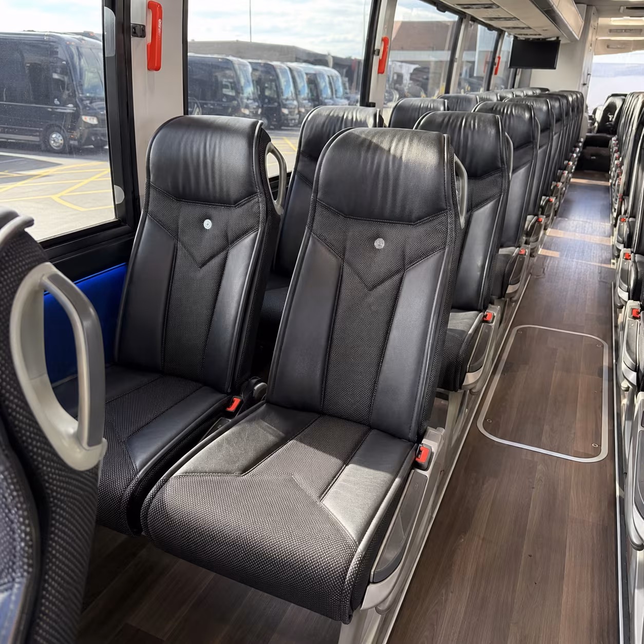40-56 Passenger Charter Bus Interior