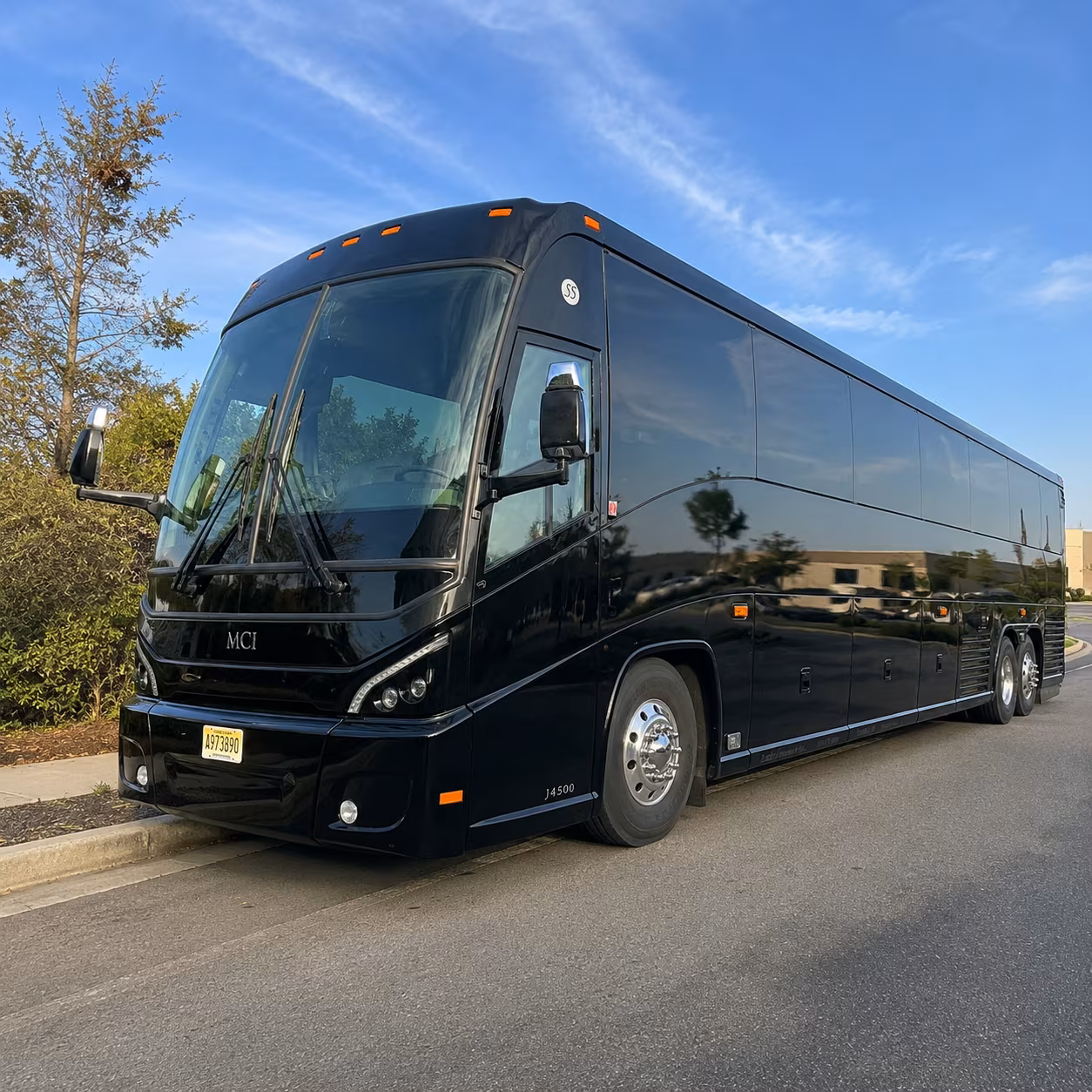 40-56 Passenger Charter Bus Exterior
