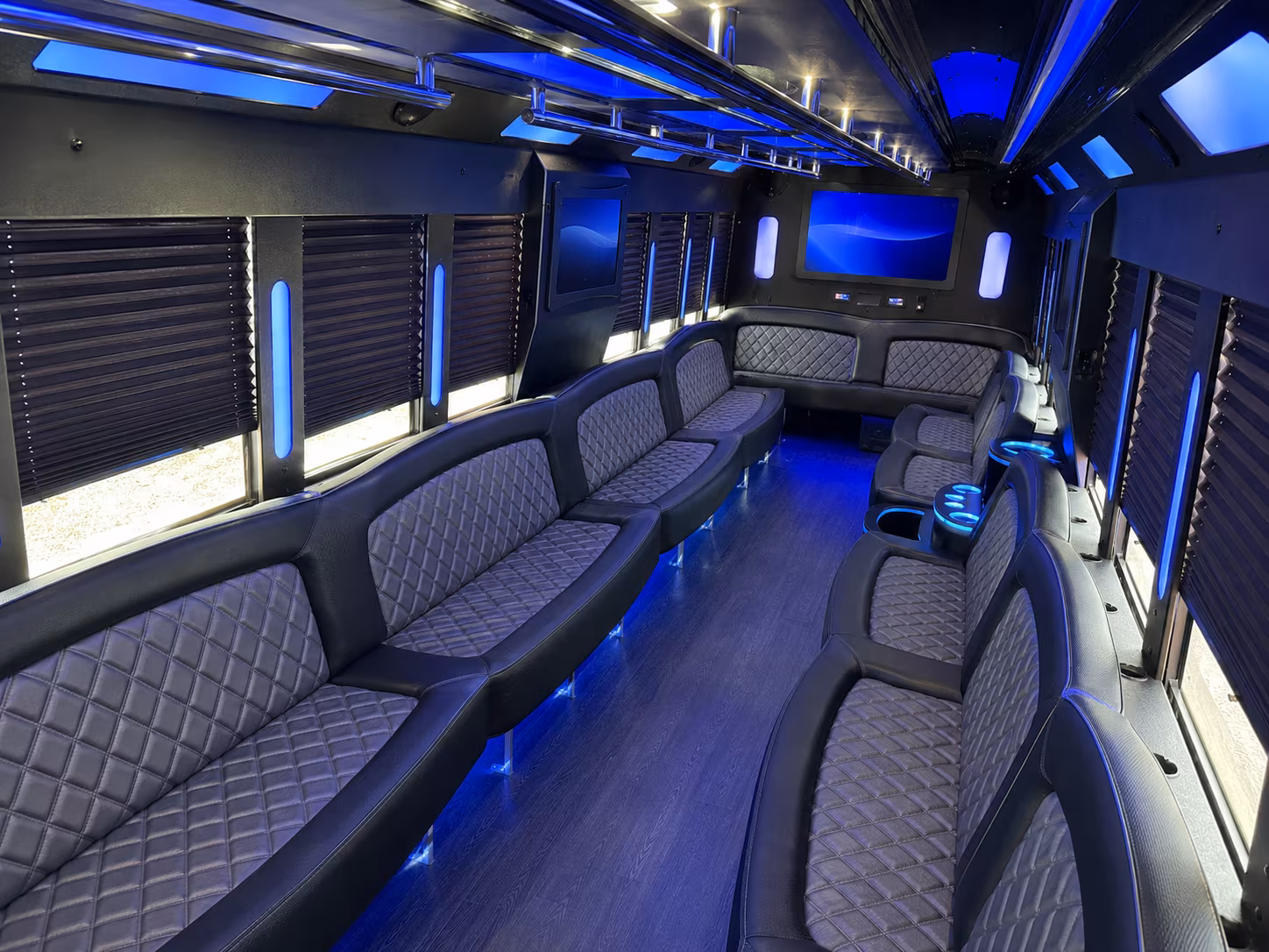 Gresham Private Event Transportation onboard seating