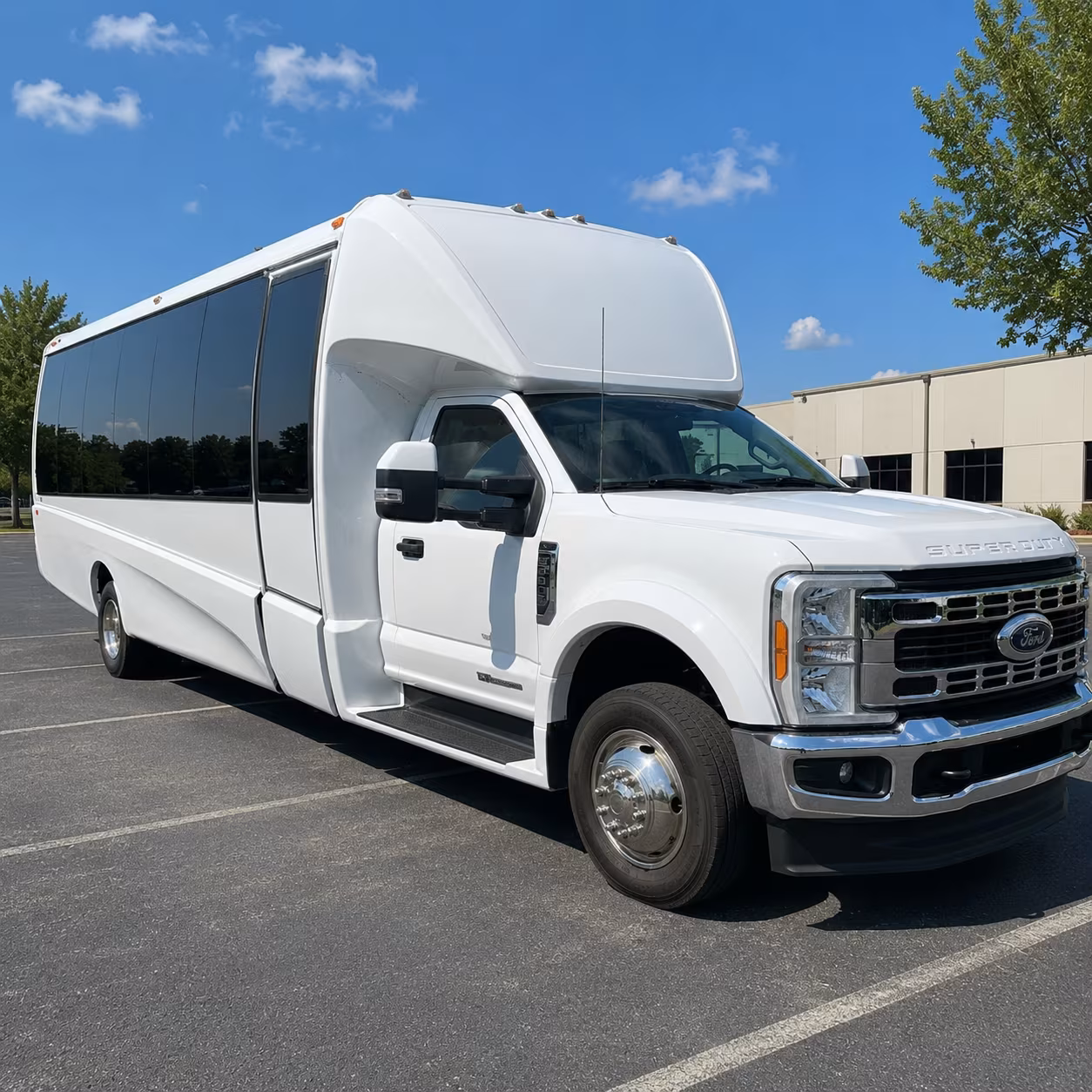 Gresham School Event Transportation party bus exterior