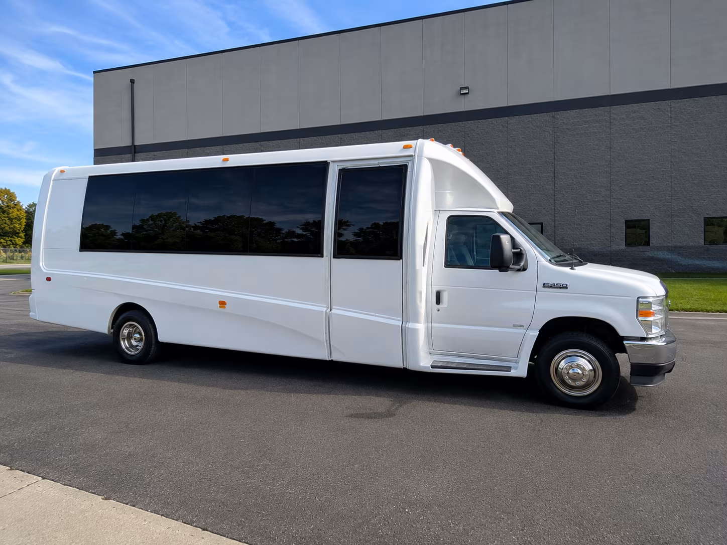 Gresham School Event Transportation party bus exterior