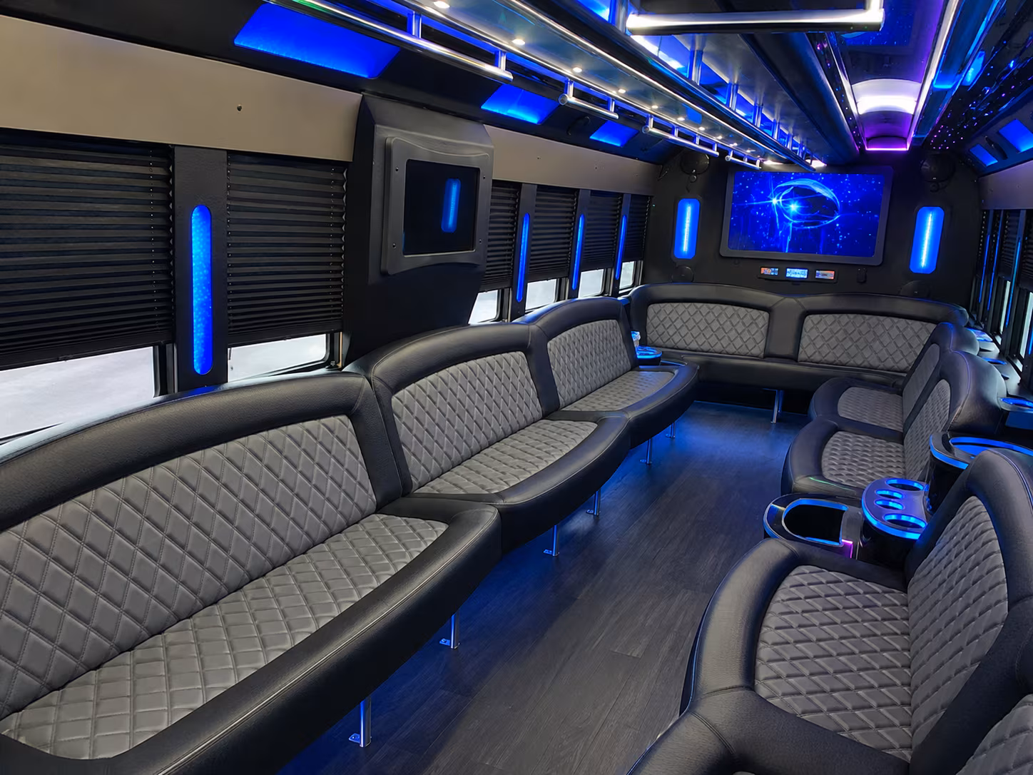 Gresham Wedding Transportation party bus exterior