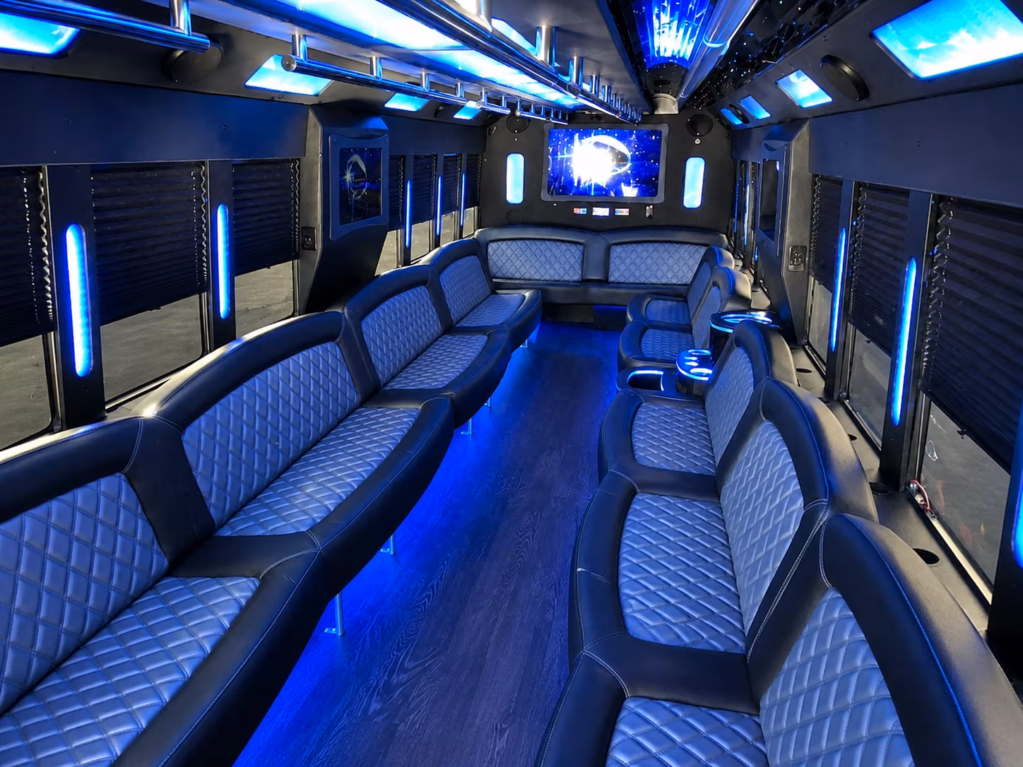 Gresham Wedding Transportation party bus exterior