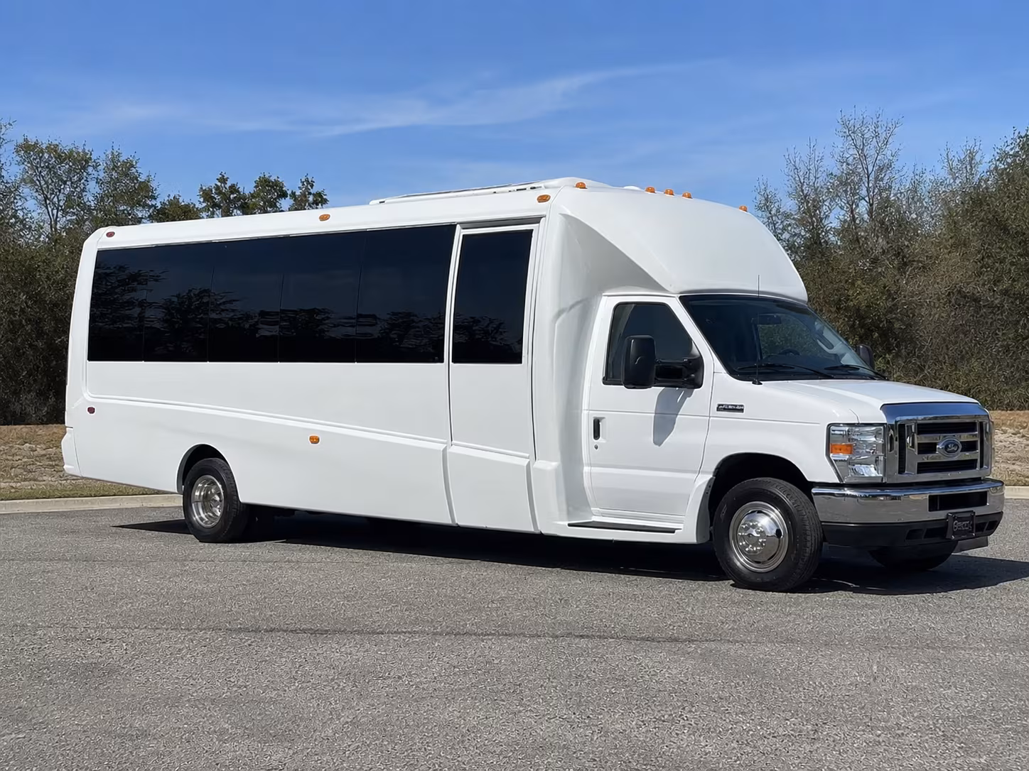 Gresham Wedding Transportation party bus exterior