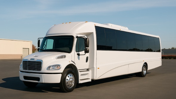 Exterior of Charter Bus Company Tigard's 20 Passenger Party Bus in Tigard