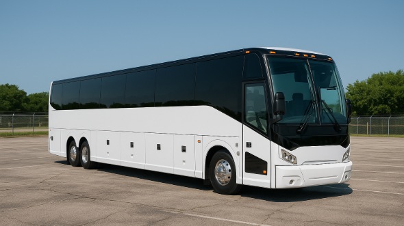 Exterior of Charter Bus Company Gresham's 44 Passenger Charter Bus in Gresham