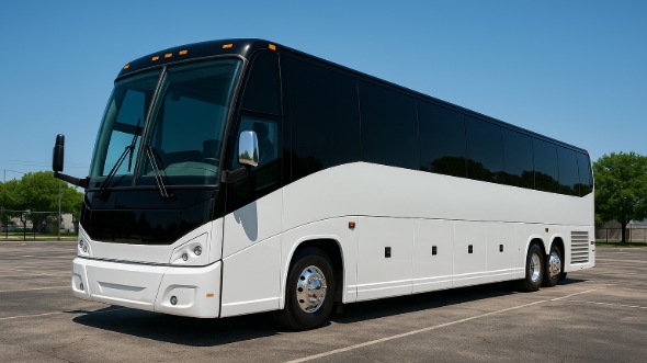 Exterior of Charter Bus Company Gresham's 47 Passenger Charter Bus in Gresham