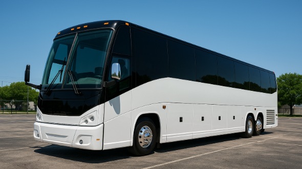 Exterior of Charter Bus Company Gresham's 48 Passenger Charter Bus in Gresham