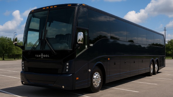 Exterior of Charter Bus Company Gresham's 56 Passenger Charter Bus in Gresham