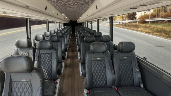25 passenger minibus interior